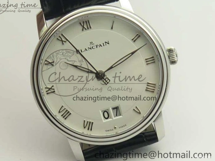 0212 SportInspired Villeret 6669 SS HG 1:1 Best Edition White Dial On Leather Strap V 8099